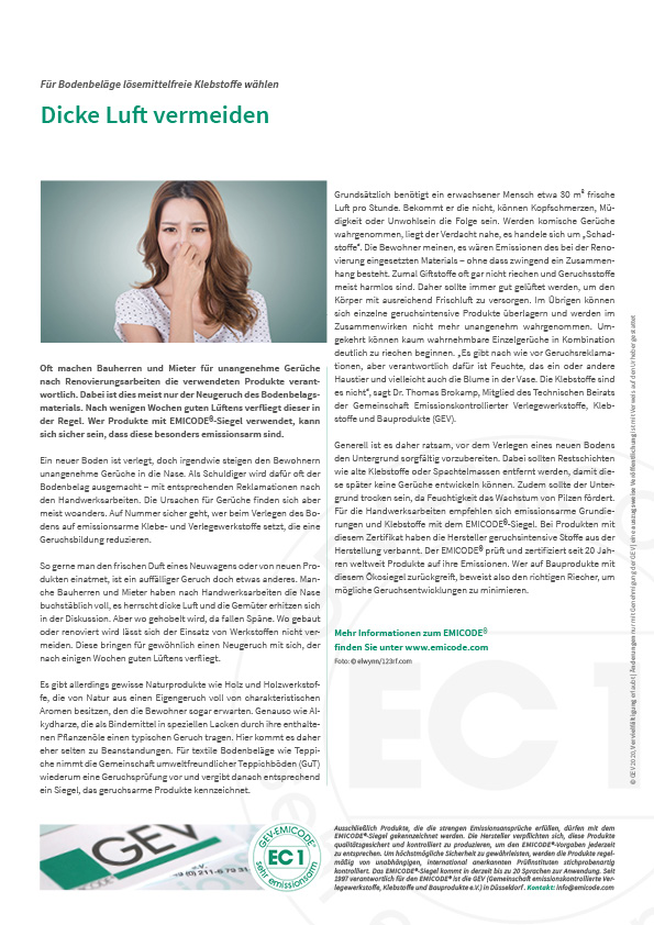 GEV-EMICODE-Dicke-Luft-vermeiden