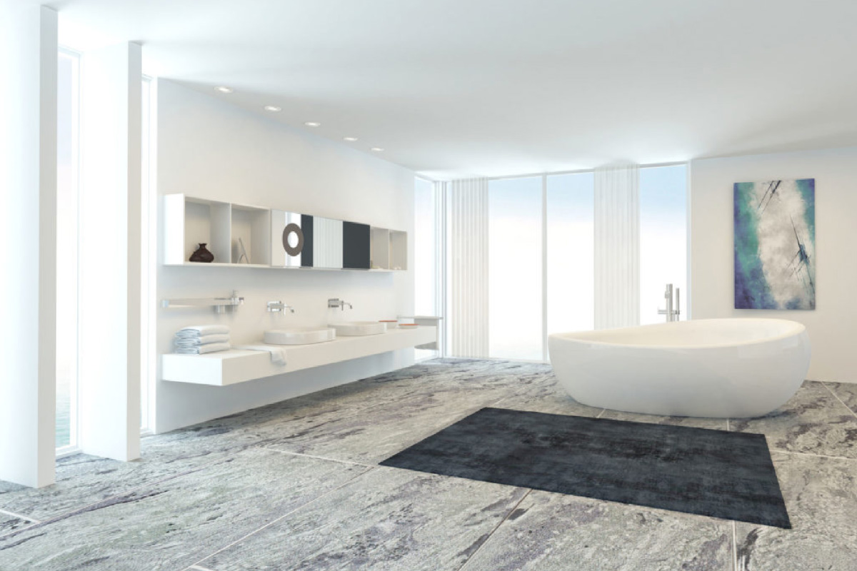 Luxury modern bathroom interior